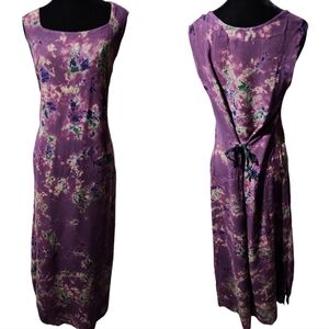 Vintage mythos hand dyed purple dress
